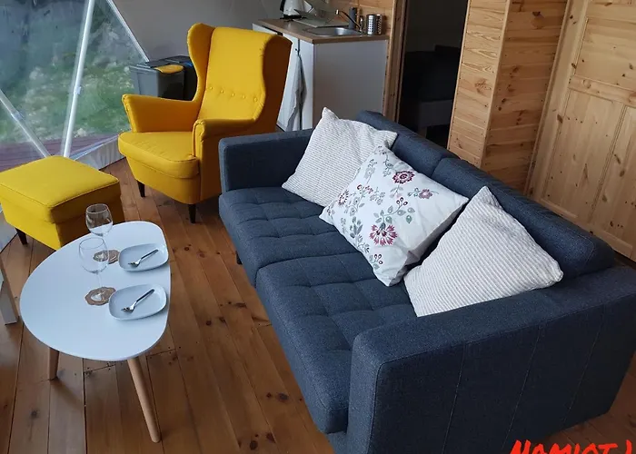 Luxusní stan Energy Glamp Międzybrodzie Bialskie